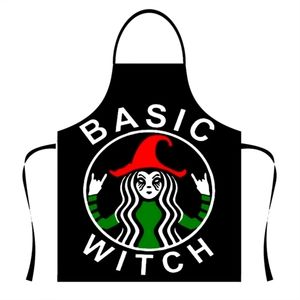 Full front bib apron Halloween basic witch